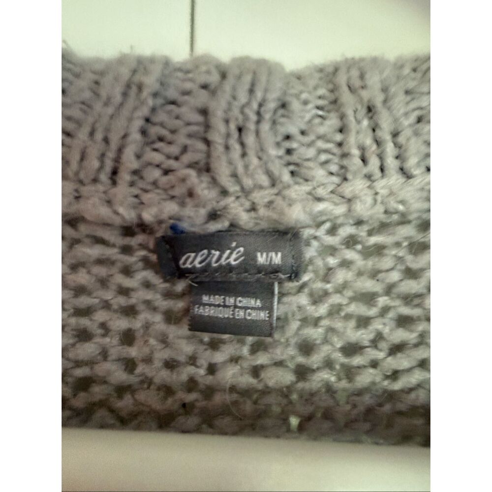Aerie crewneck knit oversized sweater size M - Picture 3 of 7